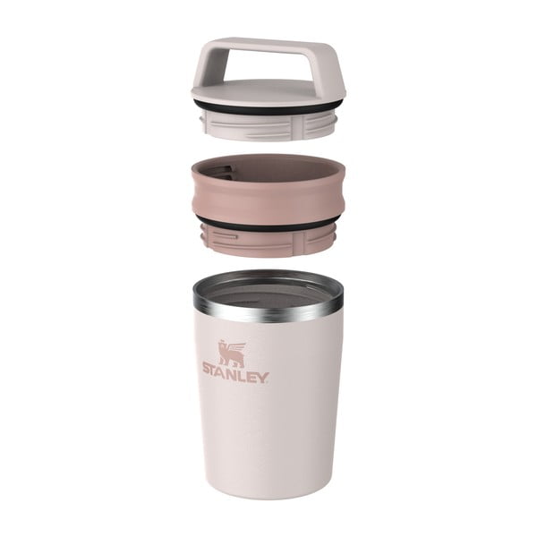 Světle růžový termo hrnek z nerezové oceli 230 ml Café-To-Go Travel Mug Rose Quartz – Stanley-image-3