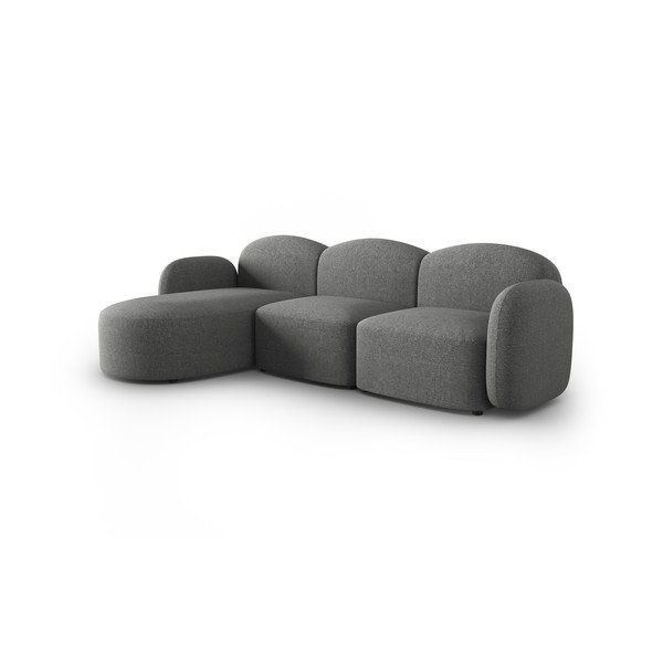 Tmavě šedá rohová pohovka (levý roh) Blair – Micadoni Home-image-2