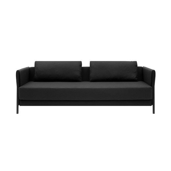 Černá rozkládací pohovka Softline Madison