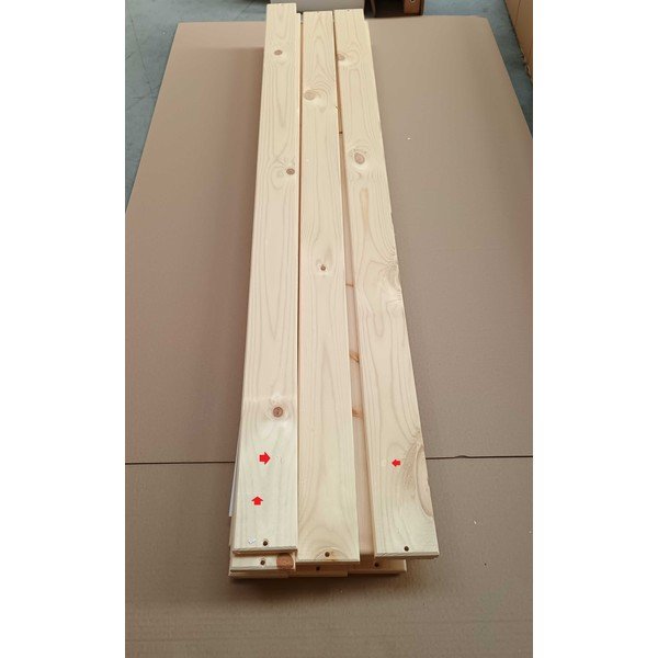 Jednolůžková postel z borovicového dřeva bez čela s roštem 120x200 cm v přírodní barvě Kanso - II. jakost – Karup-image-4