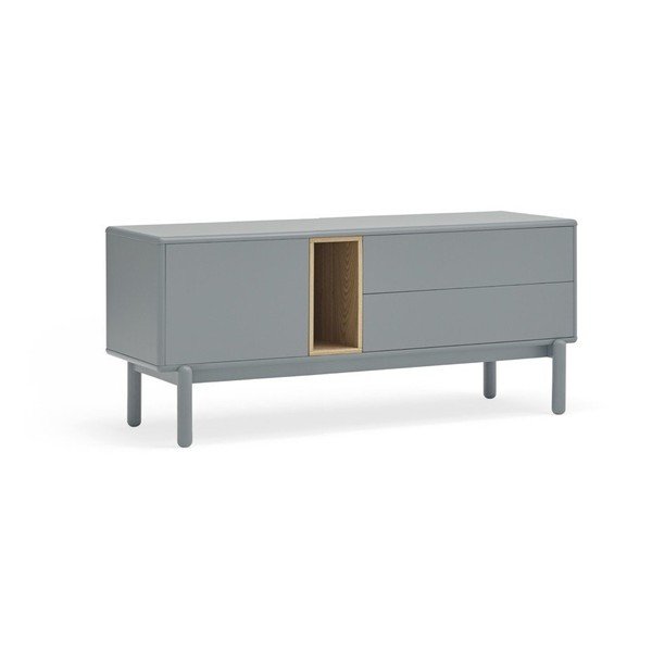 Modro-šedý TV stolek 140x56 cm Corvo – Teulat-image-1