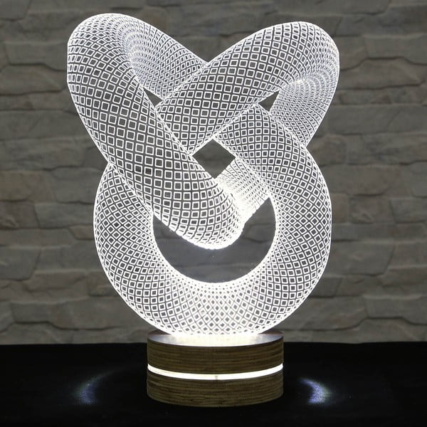 3D stolní lampa Pretzel