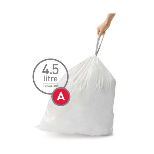 Stahovací pytle na odpadky v sadě 30 ks 4,5 l A – simplehuman-image-4