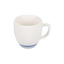 Bílý/modrý porcelánový šálek na cappuccino 200 ml Azul – BonBistro