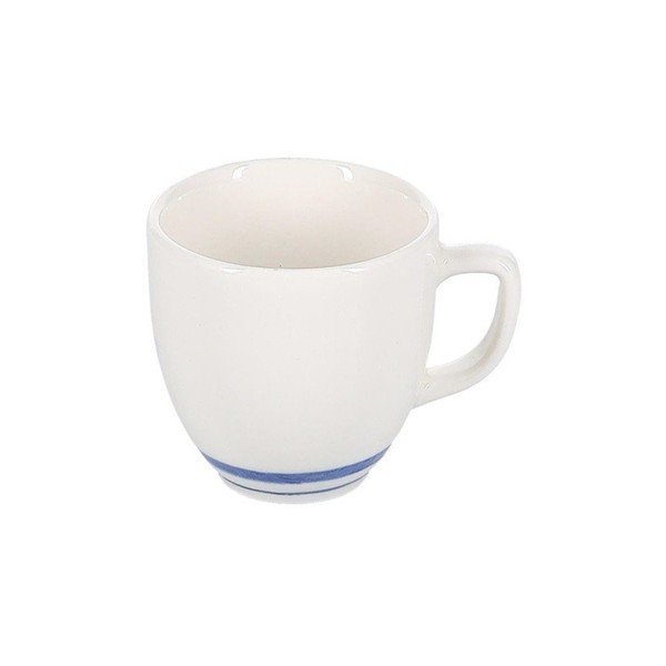 Bílý/modrý porcelánový šálek na cappuccino 200 ml Azul – BonBistro