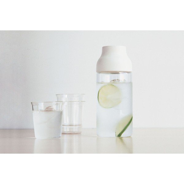 Bílá karafa Kinto Capsule, 1 l-image-2