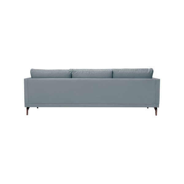 Šedá trojmístná pohovka s podnožím ve zlaté barvě Windsor & Co Sofas Jupiter-image-3