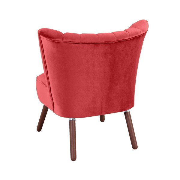 Červené křeslo Max Winzer Alessandro Velour-image-2