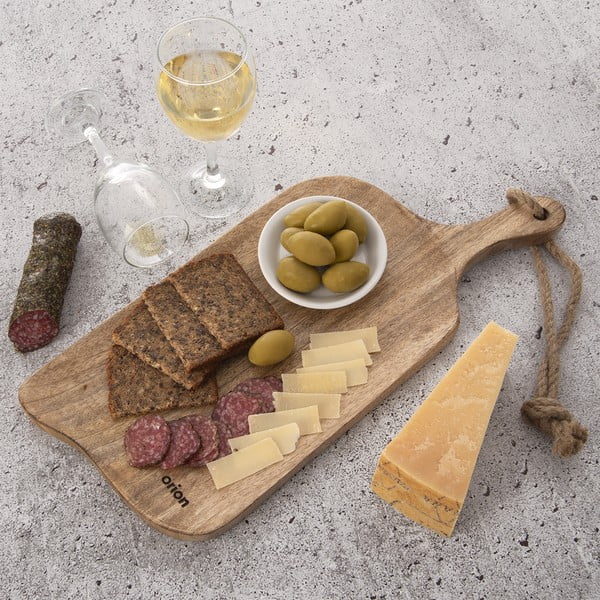 Dřevěné prkénko na krájení 20x46,5 cm Mango – Orion-image-1