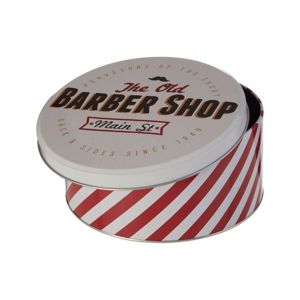 Sada 2 cínových úložných boxů Premier Housewares Barber Shop-image-1