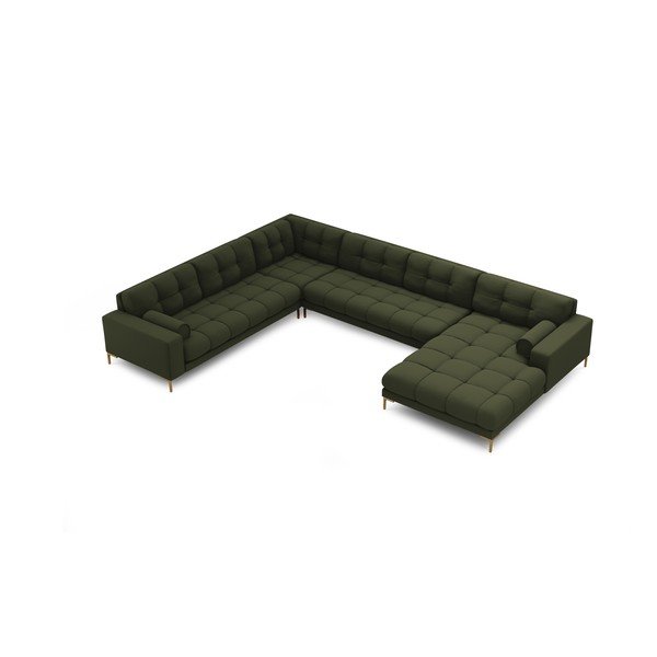 Zelená rohová pohovka (levý roh) Bali – Cosmopolitan Design-image-4