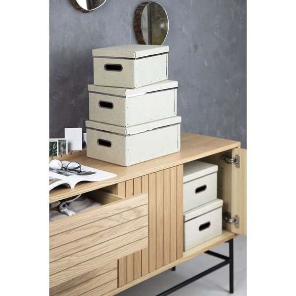 Úložné boxy s víkem v sadě 5 ks Joachim – Bigso Box of Sweden-image-1