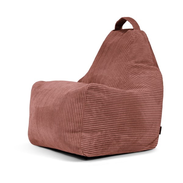 Manšestrový sedací vak v cihlové barvě Play Amuse – SLOWDOWN