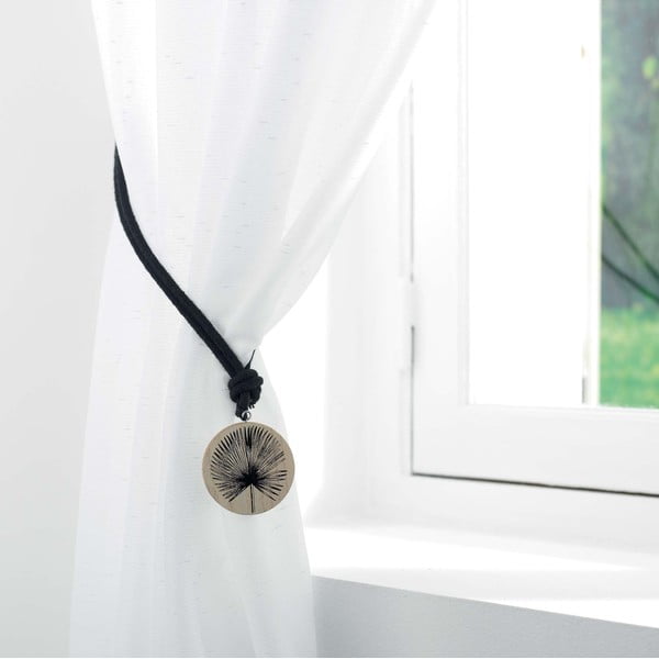 Spona na záclony ze dřeva a látky Teaky – douceur d'intérieur-image-2