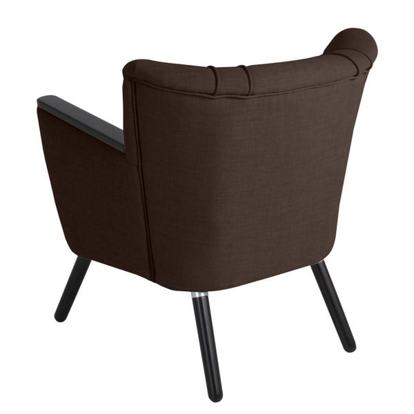 Čokoládově hnědé křeslo Max Winzer Laurin -image-1