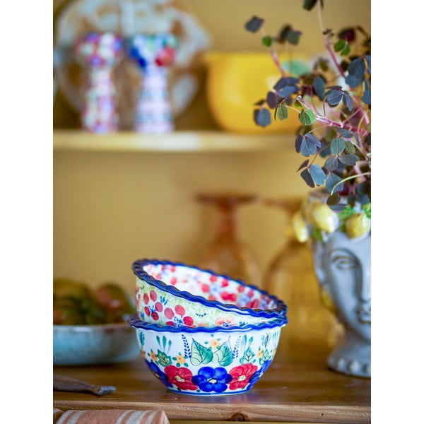 Servírovací misky v sadě 2 ks z kameniny 380 ml Florist – Bloomingville-image-2