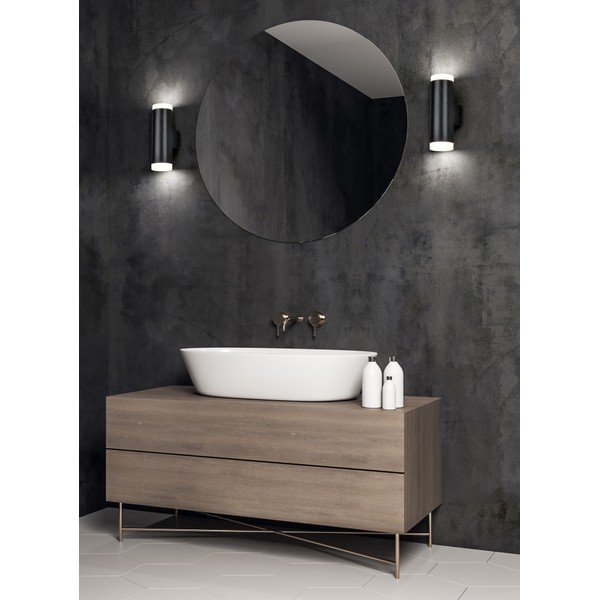 Matně černé LED nástěnné svítidlo Ray – Trio-image-1