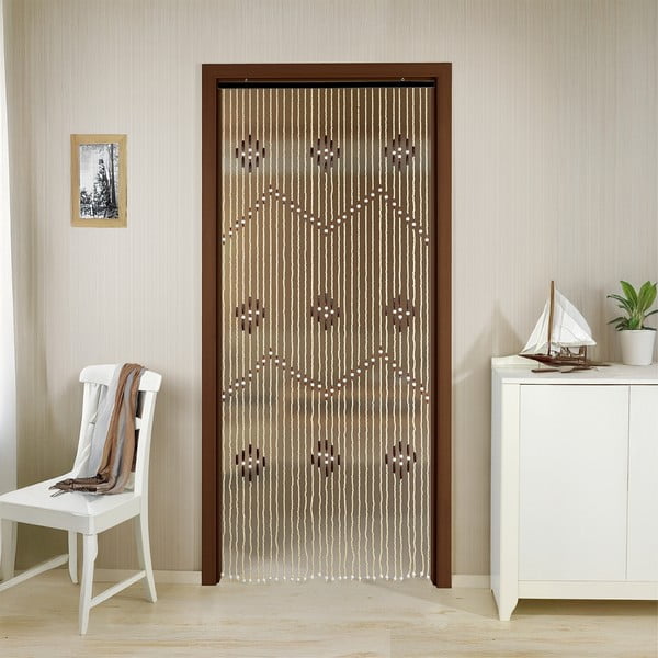 Bambusový závěs do dveří v přírodní barvě 90x200 cm – Maximex-image-1