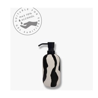 Černo-bílý keramický dávkovač mýdla 200 ml Icon – Mette Ditmer Denmark