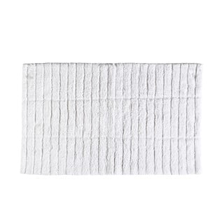 Bílá koupelnová předložka 80x50 cm Tiles - Zone