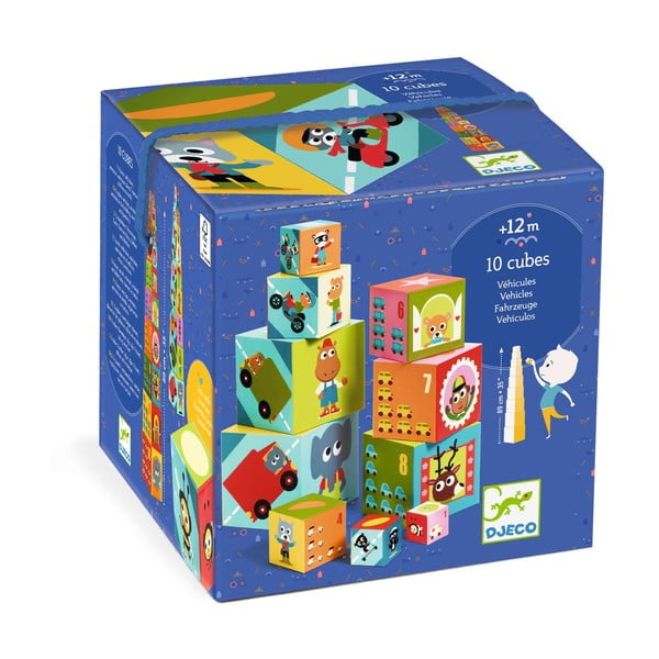 Krabičková věž Djeco Dopravní prostředky-image-2