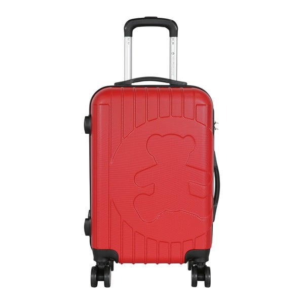 Červený příruční kufr LULU CASTAGNETTE Philip, 44 l