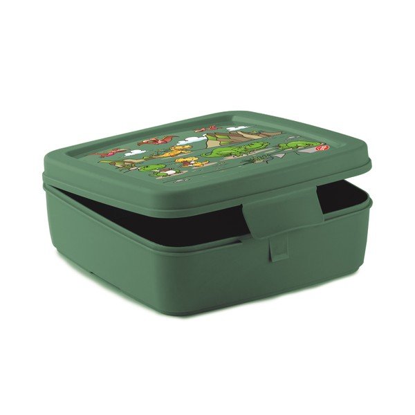 Zelený dětský svačinový box Dinosaur – Snips-image-3