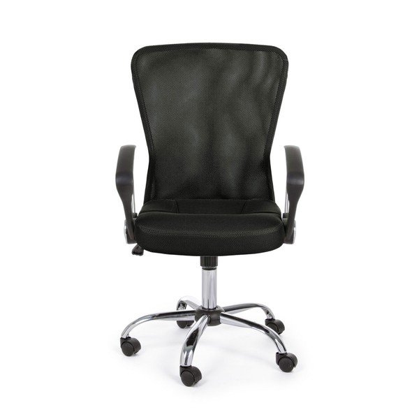 Černá čalouněná kancelářská židle Brisbane – Yes Everyday-image-1