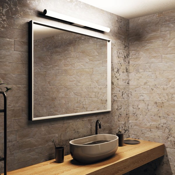 Černé nástěnné svítidlo SULION Caspio, délka 90 cm-image-4