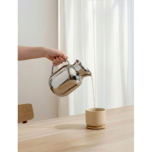 Termokonvice z nerezové oceli ve stříbrné barvě 1,2 l Amphora – Stelton-image-2