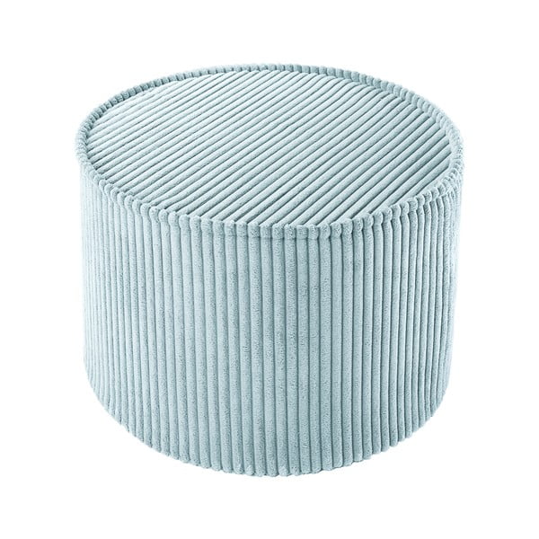 Manšestrový dětský puf v mentolové barvě – Wigiwama