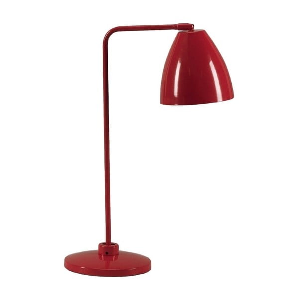 Červená stolní lampa Design Twist Cervasca