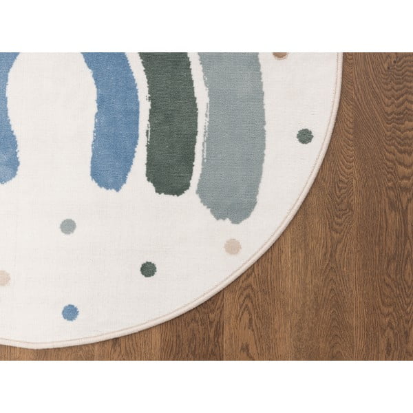 Zelený/slonovinový dětský koberec ø133 cm Joyful Mint – FD-image-3