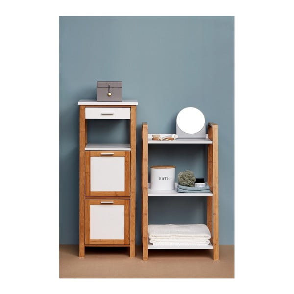 Bambusový koupelnový regál se 3 policemi Wenko Finja-image-4