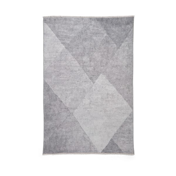 Světle šedý pratelný koberec s příměsí bavlny 122x170 cm Whisper – Think Rugs