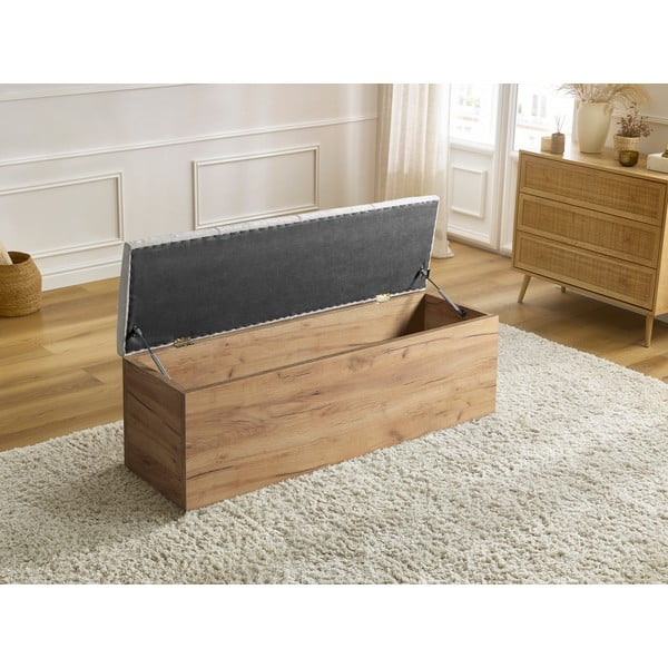 Lavice ve světle šedé a přírodní barvě Kumo – Bobochic Paris-image-3