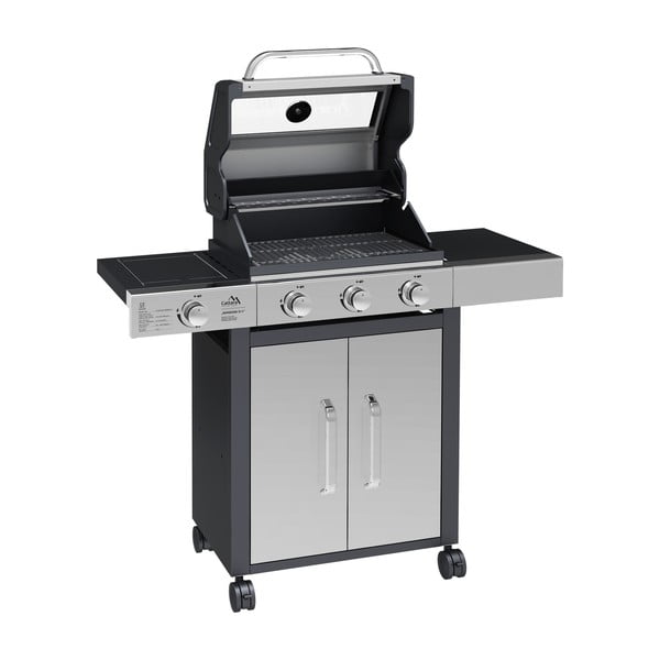 Pojízdný plynový gril Cattara Window 3+1-image-2