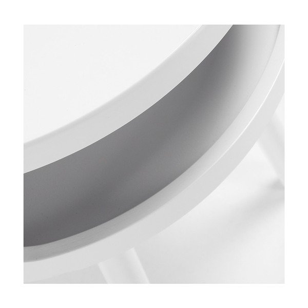 Bílý odkládací stolek s úložným prostorem Kave Home Bruk-image-3