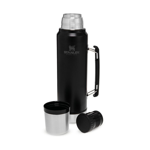 Černá termoska z nerezové oceli 1 l Legendary Classic Black – Stanley-image-4