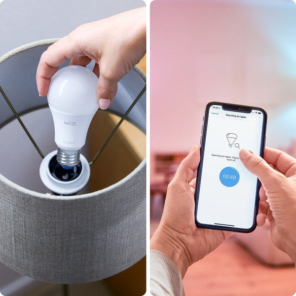 LED smart žárovka E27, 7 W – WiZ-image-1