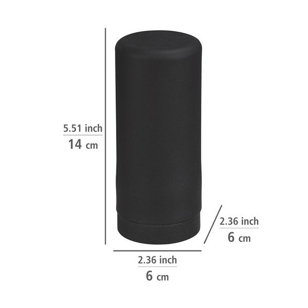 Černý silikonový dávkovač na mýdlo Wenko Easy Squeez-e-image-4