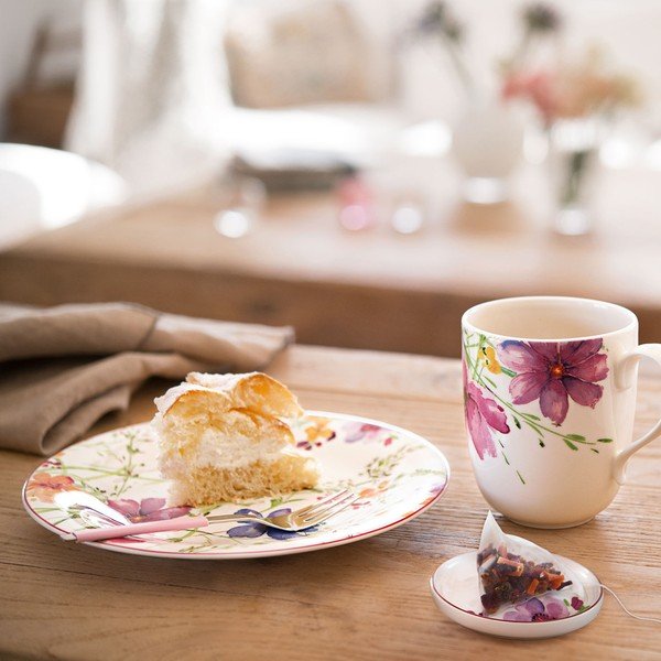 Bílý dezertní  porcelánový talíř ø 21,5 cm Mariefleur Tea – Villeroy&Boch-image-1