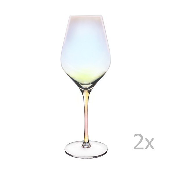 Sada 2 sklenic na bílé víno Orion Luster, 500 ml