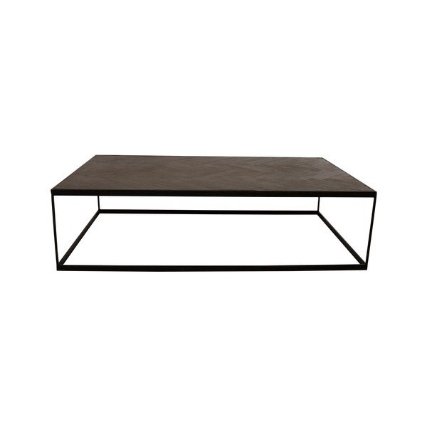 Konferenční stolek s deskou z recyklovaného dřeva Canett Damo, délka 150 cm-image-1