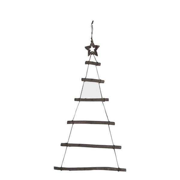 Dřevěná závěsná vánoční dekorace J-Line Tree