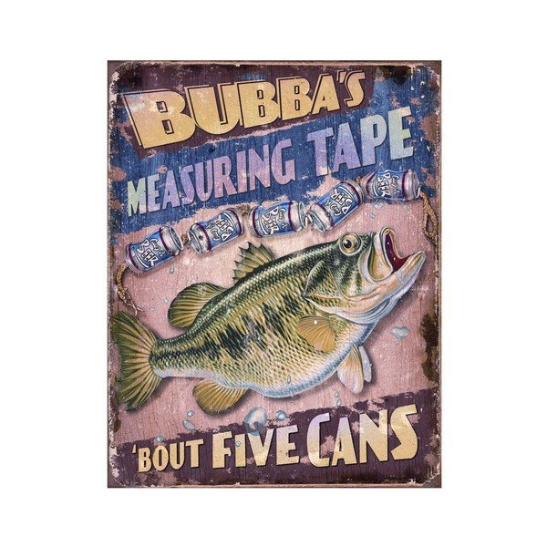 Plechová cedule Bubba's