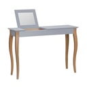 Šedý toaletní stolek se zrcadlem Ragaba Dressing Table, délka 105 cm