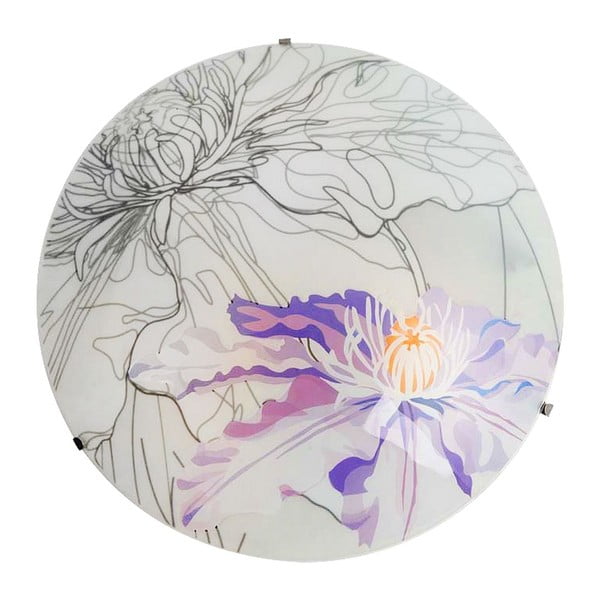 Nástěnné světlo Violet Spring Round, 40 cm