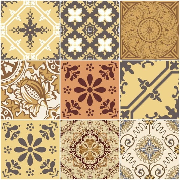 Sada 9 samolepek Ambiance Cottage, 10 x 10 cm-image-1