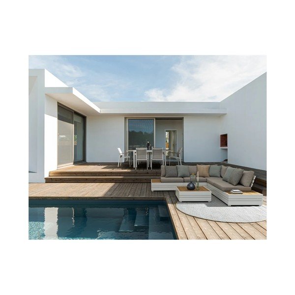 Bílá kovová zahradní židle Heta   – Bizzotto-image-4